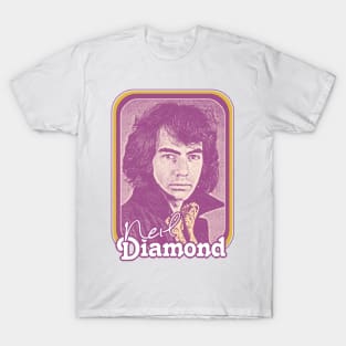 Neil Diamond // Retro 1970s Fan Design T-Shirt